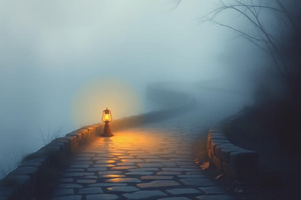 Day 189: The Guiding Light in Your Labyrinth — Still Walking devotional artwork