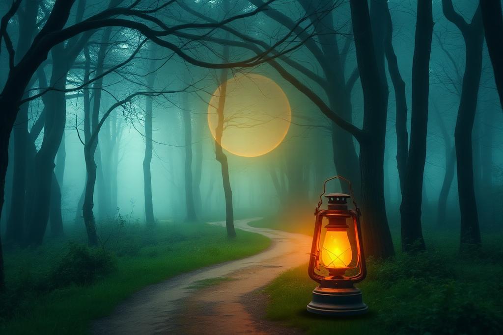 Day 229: A Lamp for Your Next Step — Still Walking devotional artwork