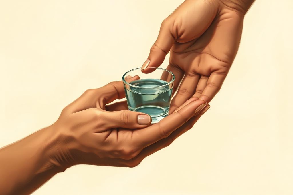 Day 256: A Royal Service: Meeting Jesus in Unexpected Places — Still Walking devotional artwork