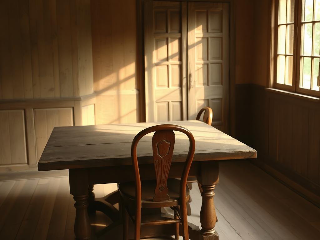 Day 333: The Echo of Empty Chairs — Still Walking devotional artwork