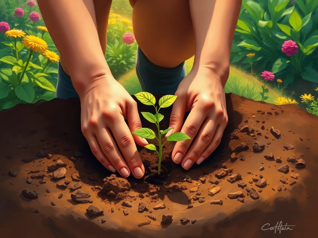 Day 349: Work as an Act of Creation — Still Walking devotional artwork