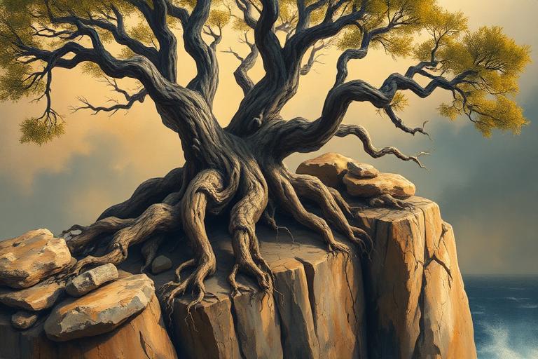 Day 8: Strength Found in the Cracks of Weakness — Still Walking devotional artwork